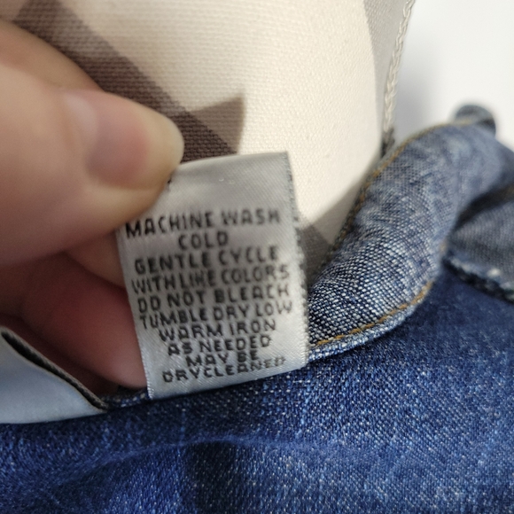 Chicos Denim Embroidered Open Front Jacket Size 1/size 8 - Picture 9 of 9